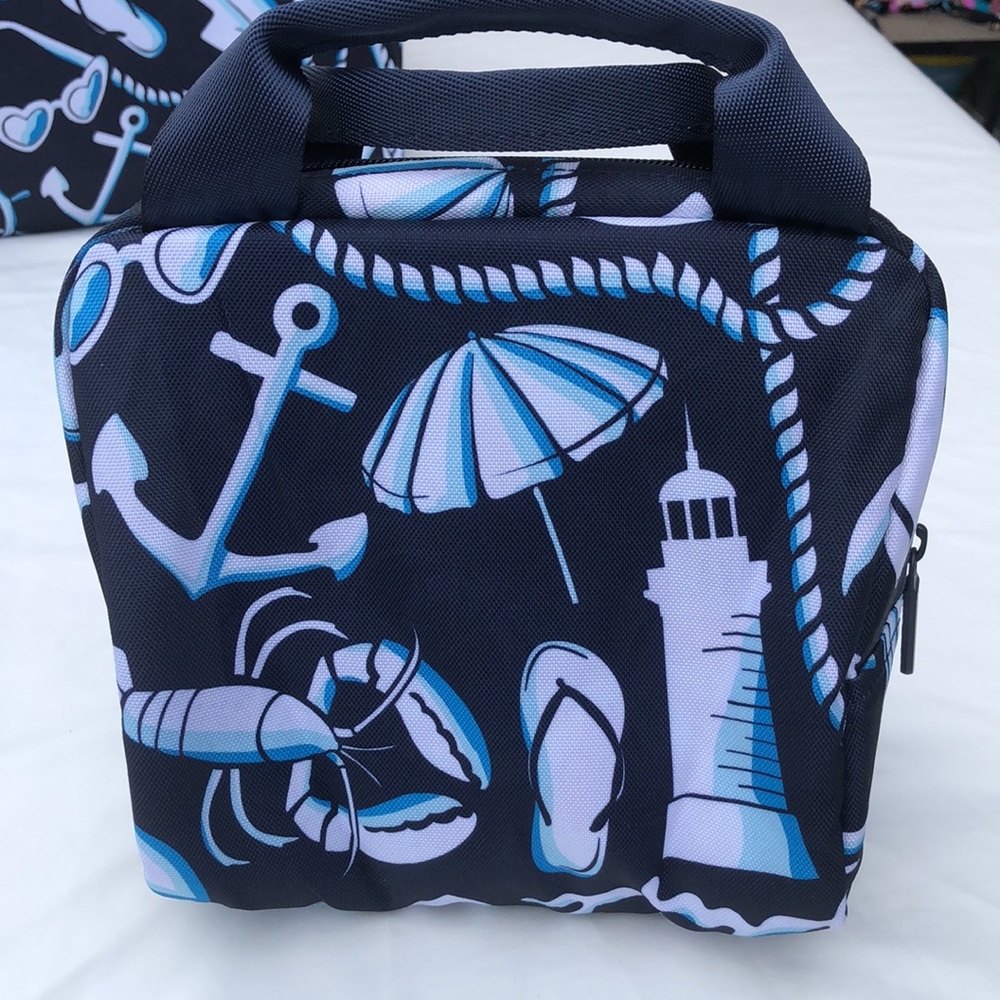 VERA BRADLEY Lighten Up Blue Shore Enough Design Bundle Of 3 NWT - Picture 14 of 17